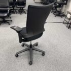 Allsteel Black Leather and Chrome Conference Chairs - Recycled Office  Furnishings