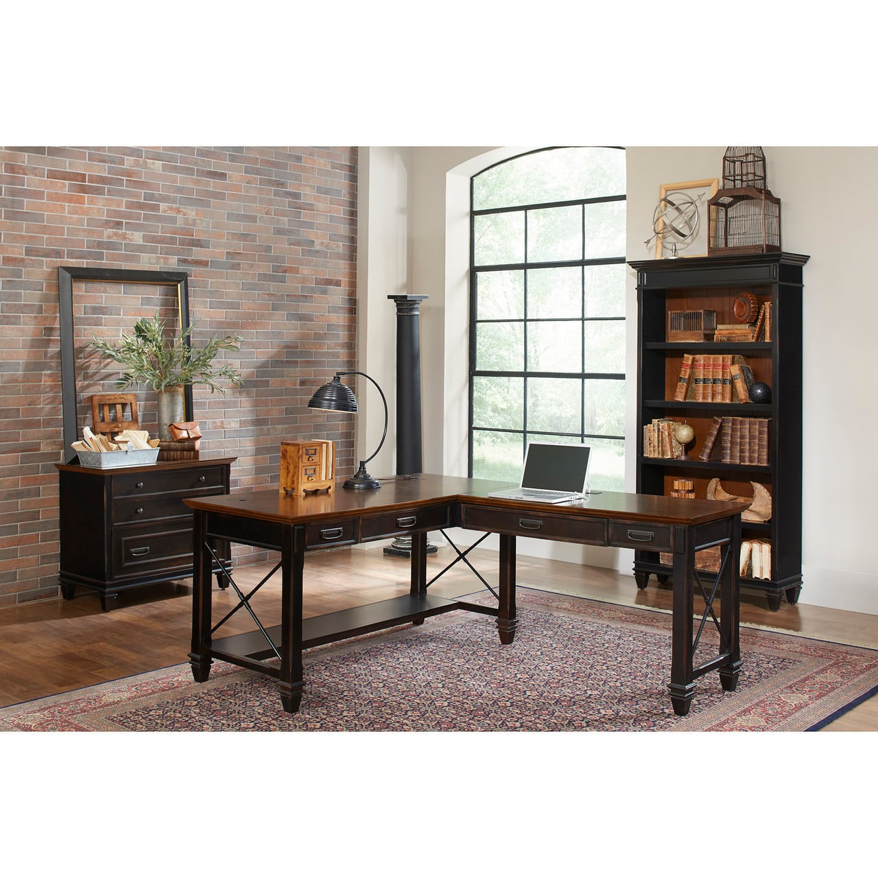 refined collection in vintage black, room set up, new!