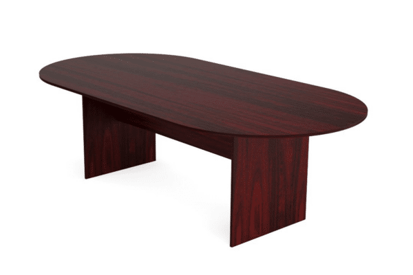 8 ft conference table racetrack new laminate