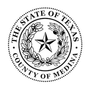 county of medina logo, texas