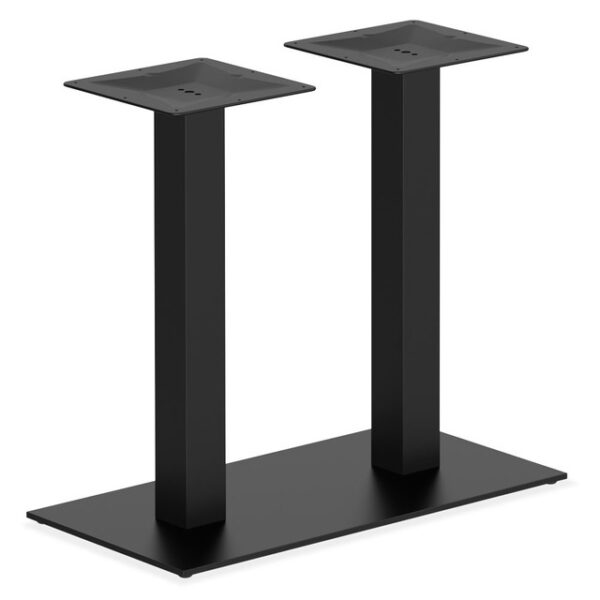 black matte board base metal parts for tables