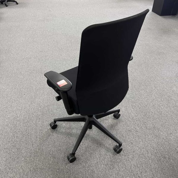 allsteel black task chair used