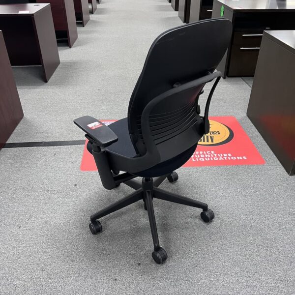 used black Steelcase leap version 2 office chair San Antonio texas fully upholstered