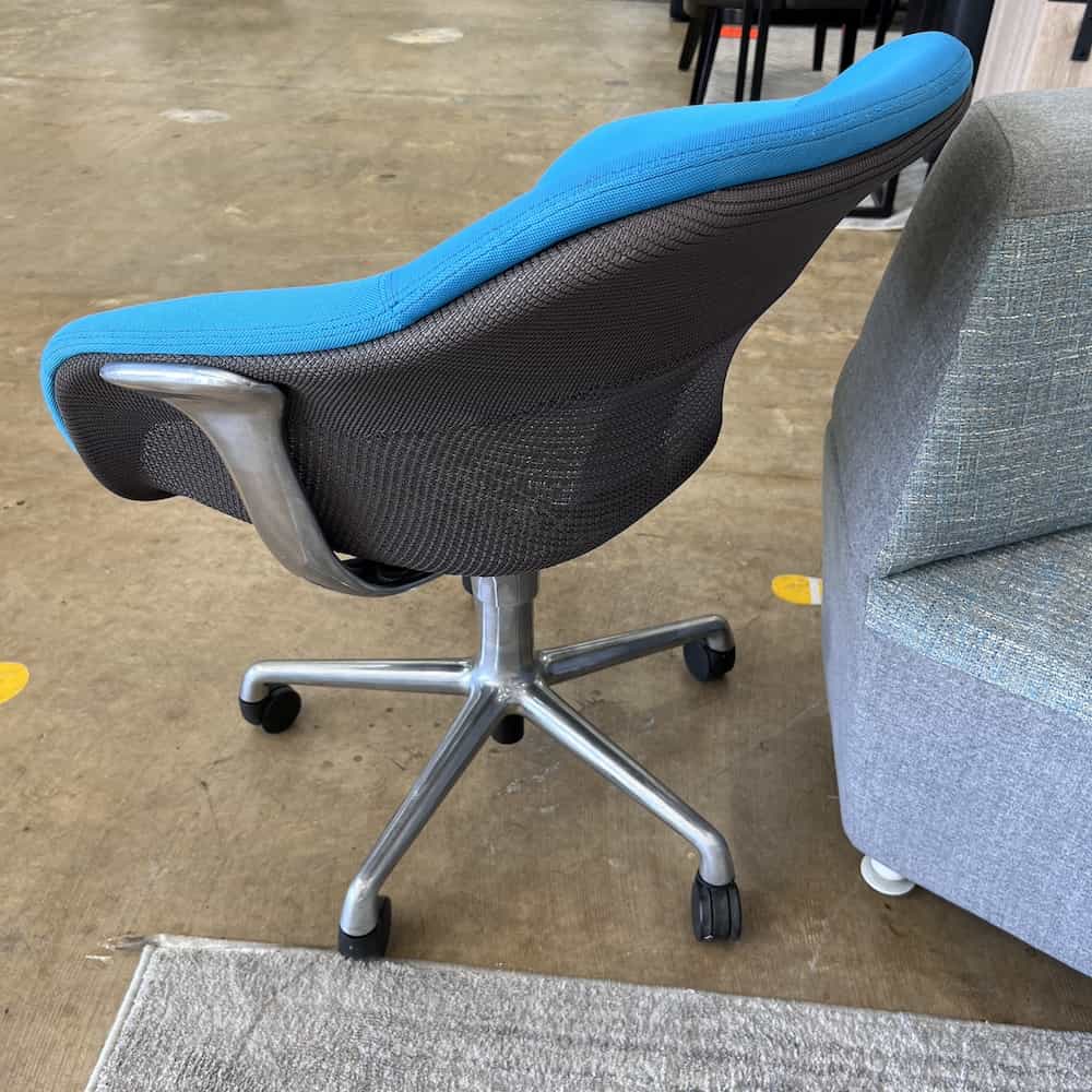 blue and taupe SW-1 steelcase coalesse chair