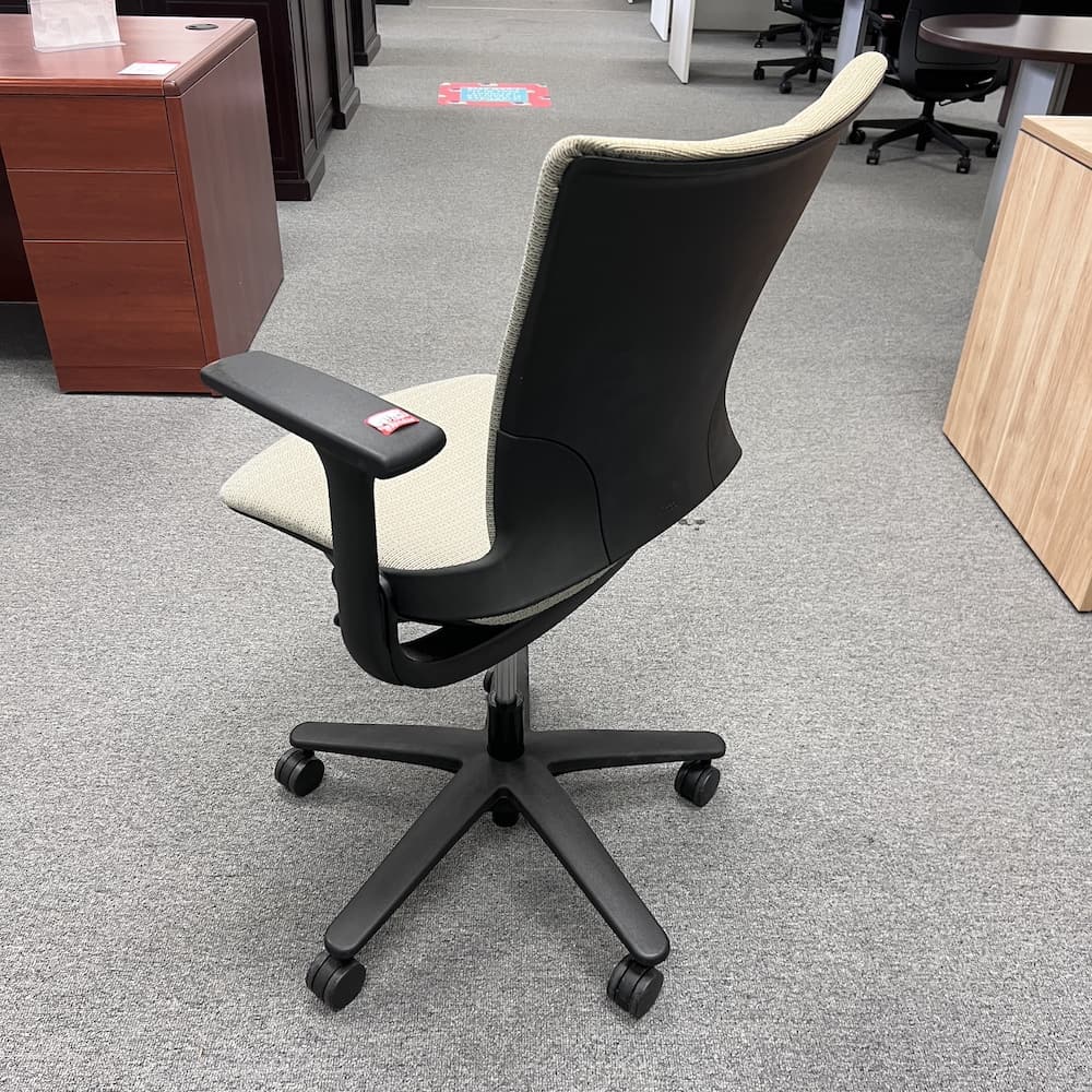 allsteel sum task chair beige upholstery used