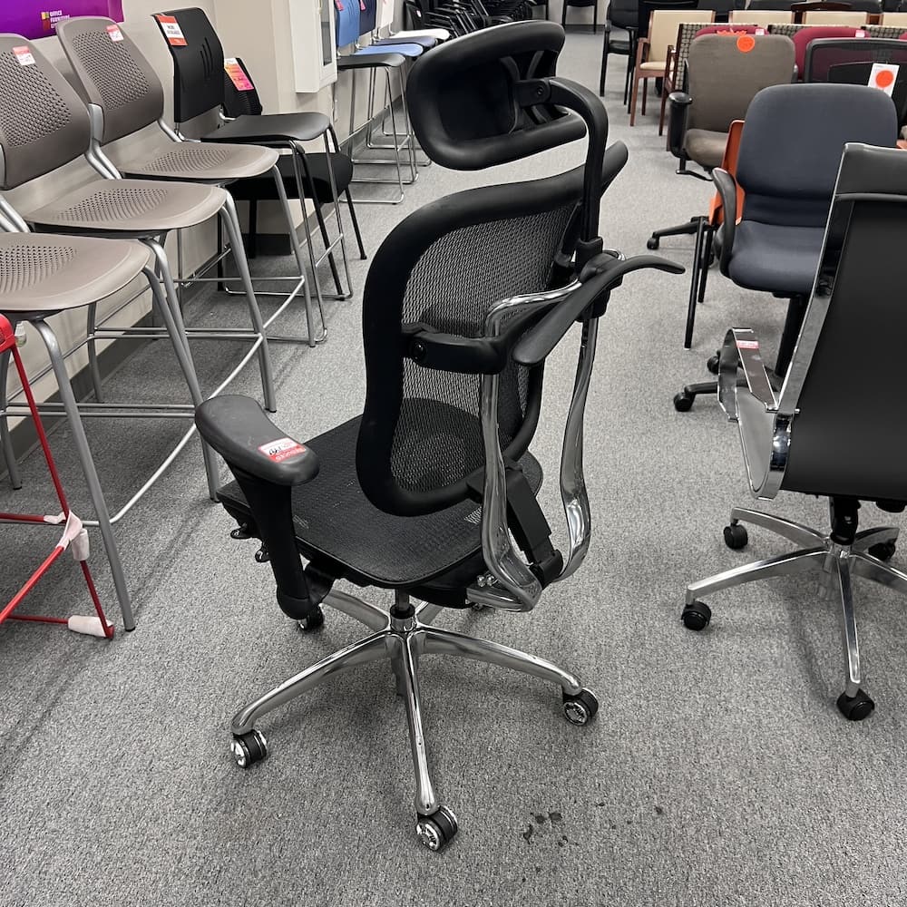 black mesh mesh ergonomic chair used work pro 767E