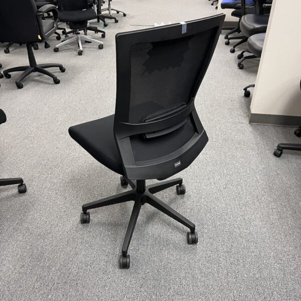 black mesh back office chair no arms lily