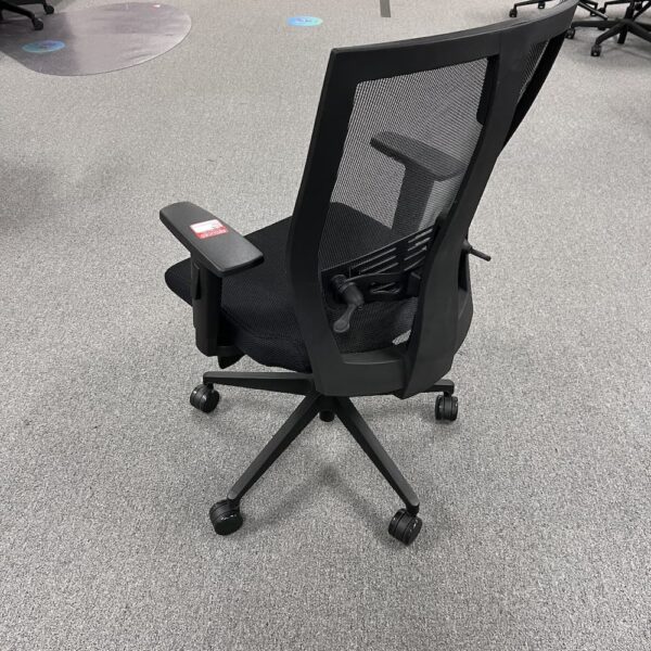 mesh back task chair ergonomic juniper tour task used