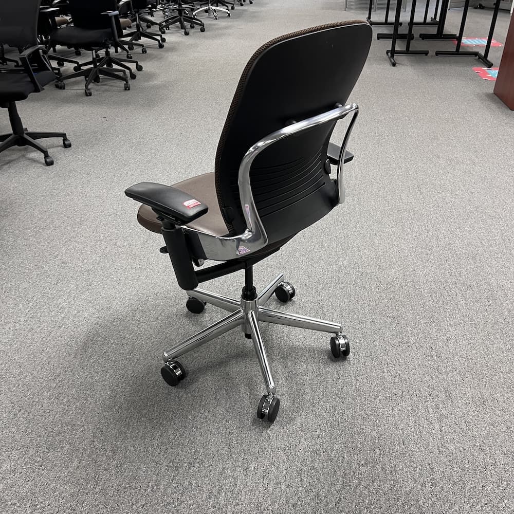 brown leap v2 used Steelcase San Antonio tx chrome frame