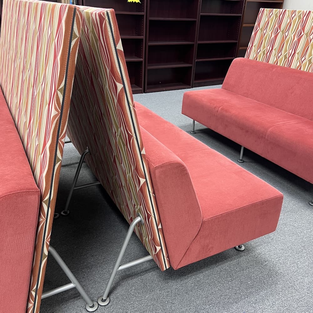 red bix coalesse Steelcase used seating system lounge used