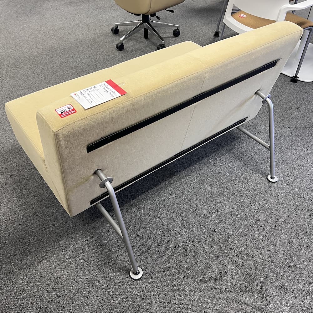 bix lounge seating yellow bench steelcase used