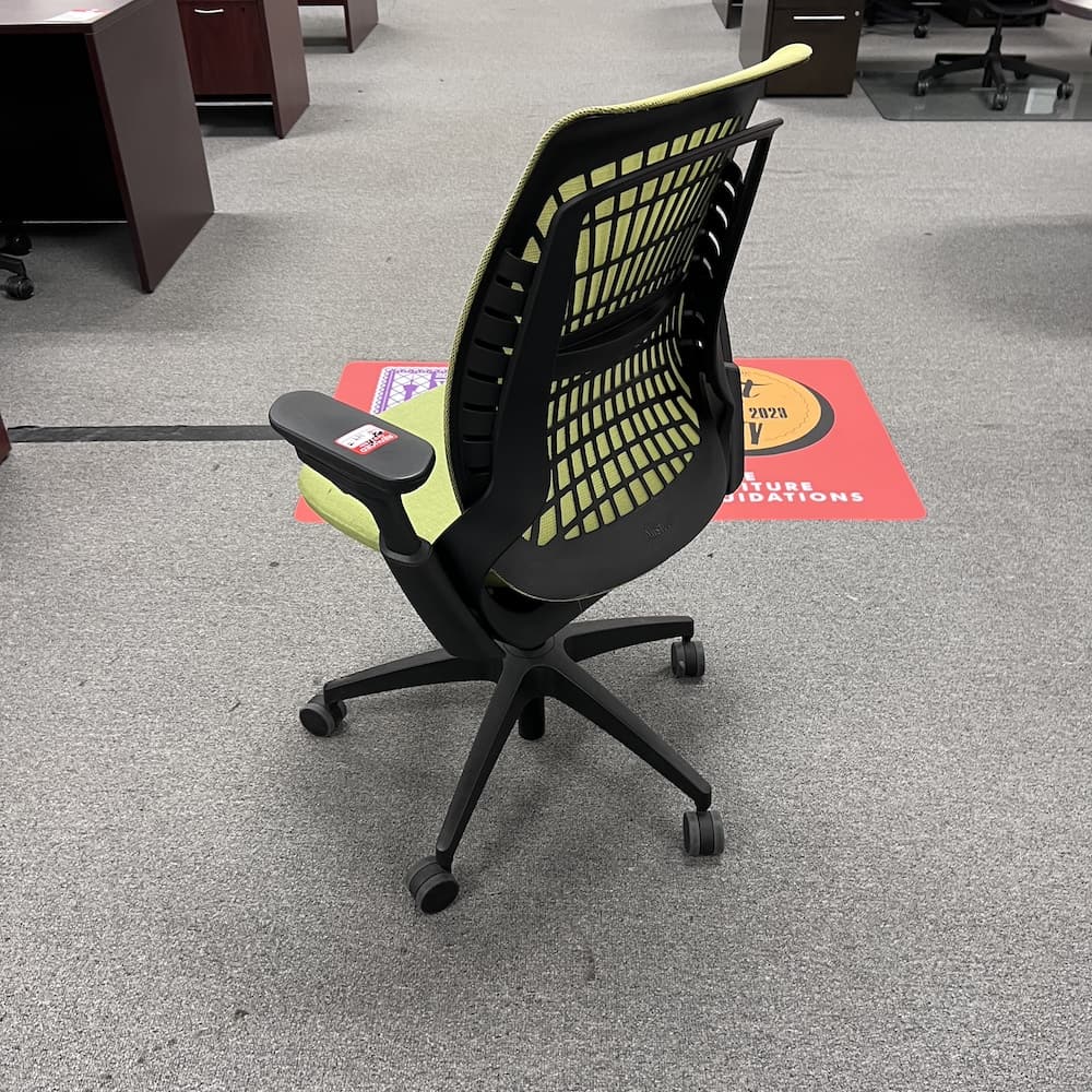 green allsteel mimeo task chair used office furniture