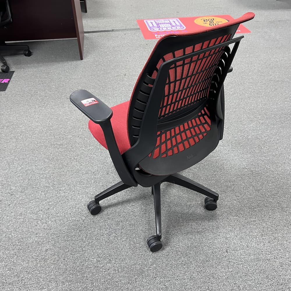 red allsteel mimeo task chair used office furniture